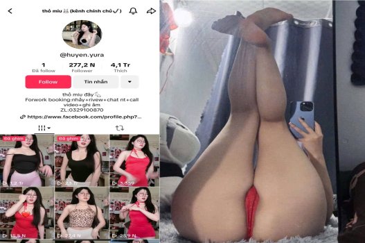 Lồn múp của em Thỏ Miu dâm đãng